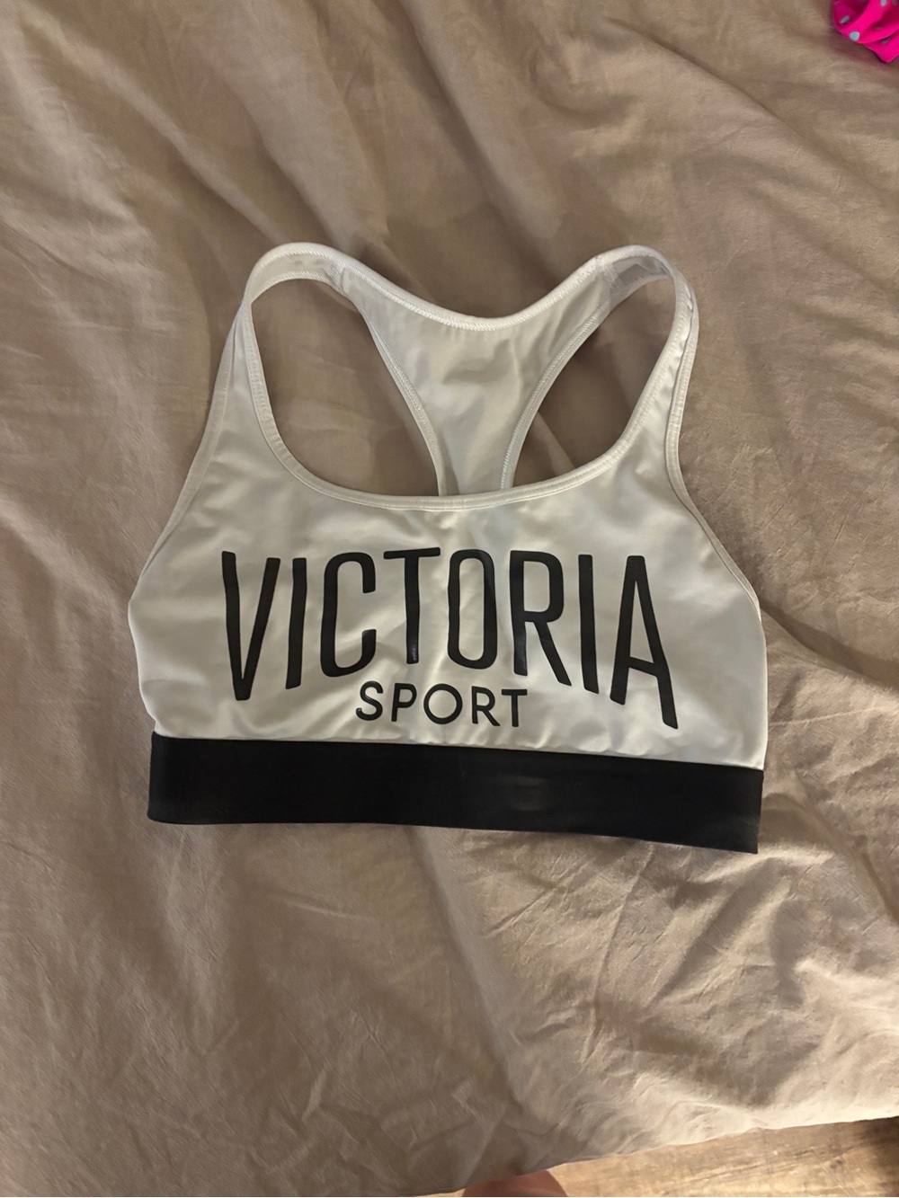 white victoria sport sports bra small